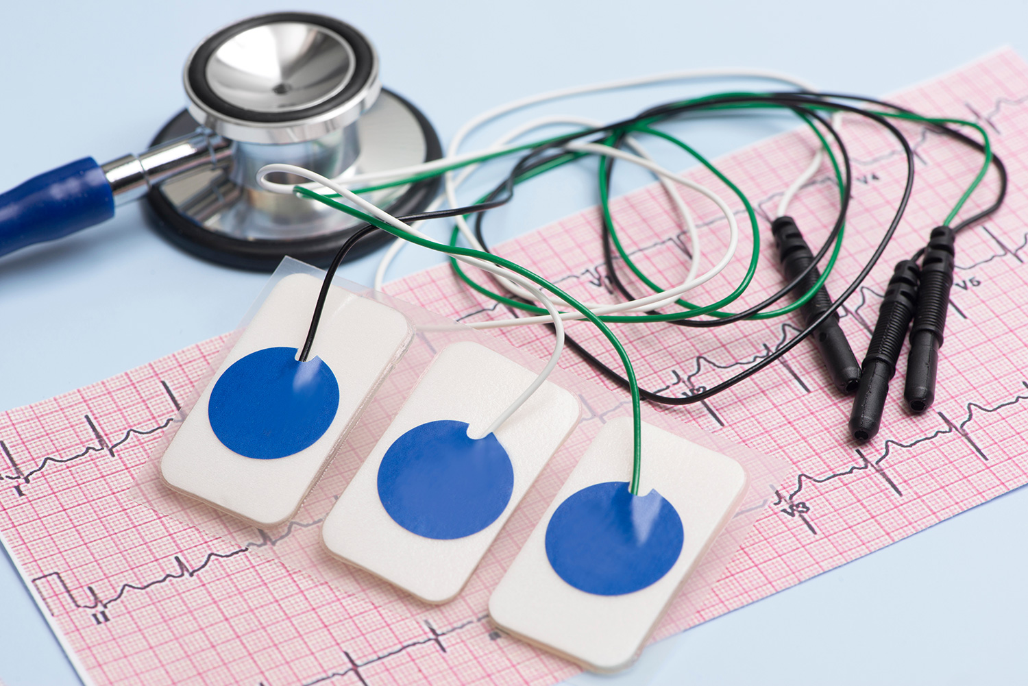 Medicina-dello-Sport elettrodi per esame cardio